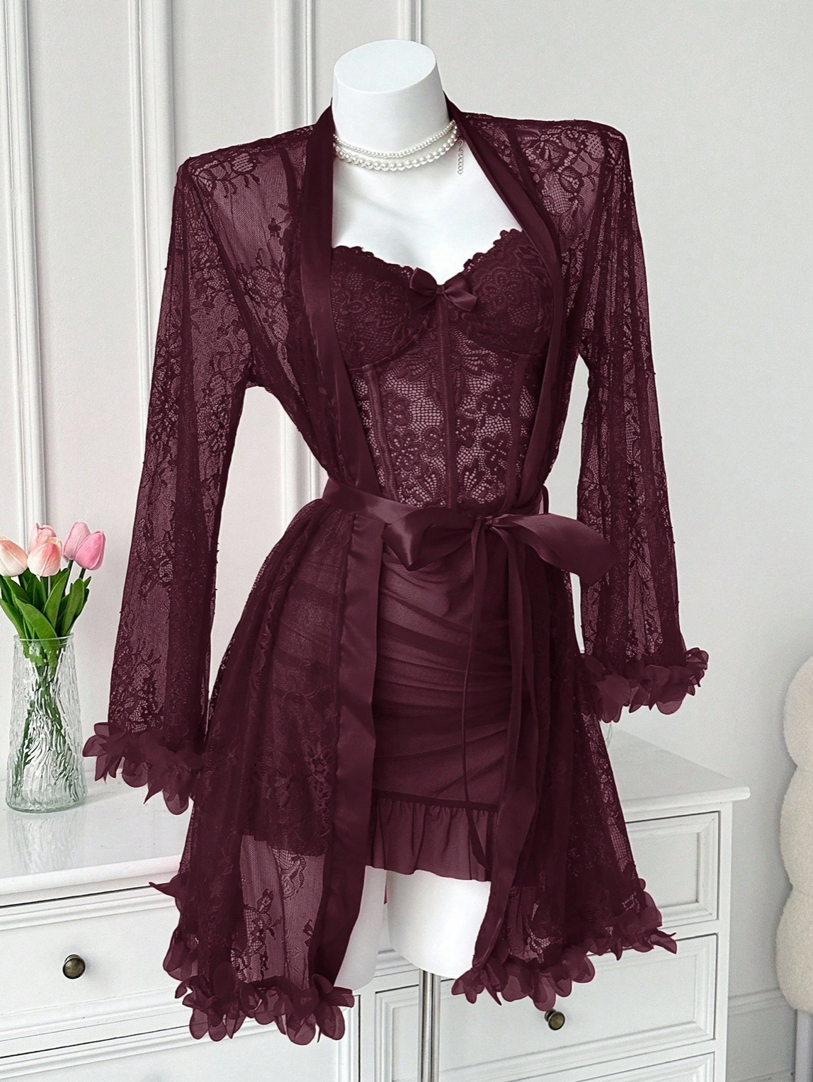 La Delina Plum Dress