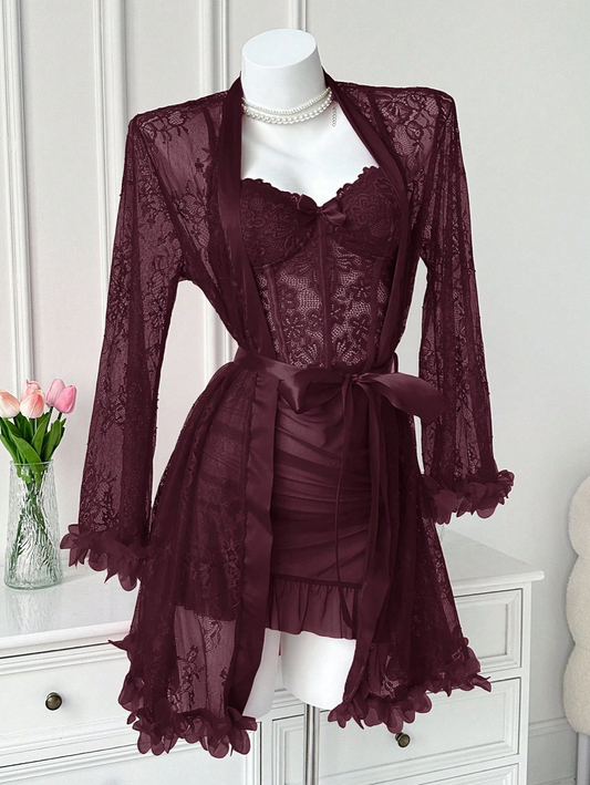 La Delina Plum Dress