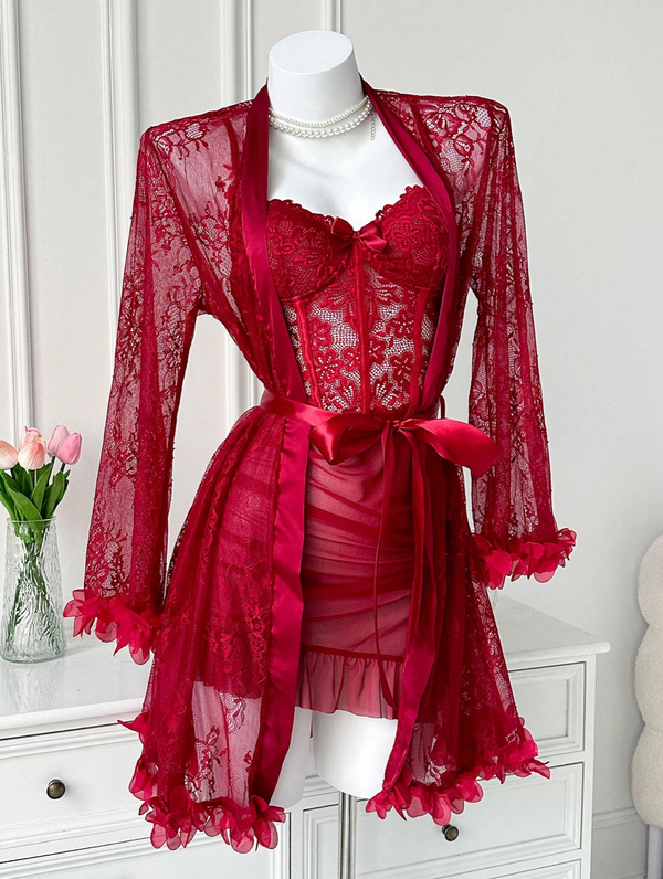 La Delina Red Dress